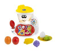Chicco - Cooky Le Robot de Cuisine, Jeu Électronique, Bilingue, Age 18 Mois - 4 Ans, 1 Robot, 6 ingrédients, 1 cuillère à Soupe, 1 Assiette