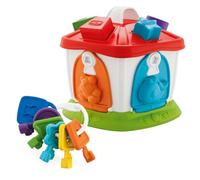 Chicco Cottage des Animaux 2 en 1 Trieur de Formes, Cube d'Activités Bébé à Niveaux de Difficulté Croissants, avec Touches Colorées et Formes en Plastique - Jouets pour enfants de 1 à 4 Ans