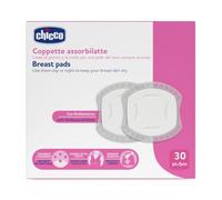 Chicco Coussinets d’Allaitement Jour et Nuit, avec Antibactérien, Ultra-Absorbants, Doux et Respirants, avec Bande Adhésive pour Fixer les Coussinets en Place, Design Discret, 30 Pièces, Blanc