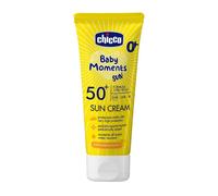 Chicco Crème Solaire Baby Moments Protection 50+ Emballage De 75ml