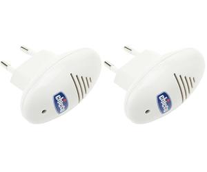 Chicco Dispositif Anti-moustiques à ultrasons avec Prise, Blanc (Lot de 2)