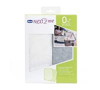 Chicco - Lot de 2 draps housse pour Berceau Cododo Next2Me - Grey Fox