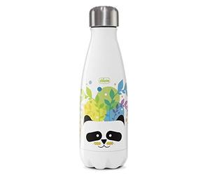 Chicco Drinky Bouteille thermique pour enfants réutilisable, isotherme Bevande chaud en acier inoxydable, conserve la température jusqu'à 6 heures, Gourde thermique pour enfants durables, 350 ml