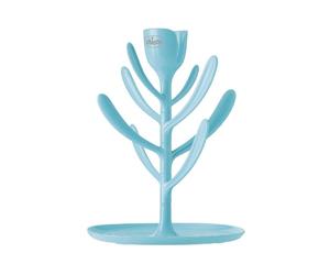 Chicco egouttoir à bouteilles, Asseche-biberon Nouveau-né, Hygiène et Nettoyage des Biberons, Accessoires de repas pour nouveau-né, Gain de place, Pratique, couleur bleue