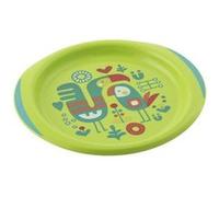 CHICCO Ensemble Assiettes plate & creuse décorées x2 assortiment de coloris bleu/vert 12m+ G