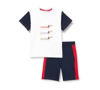 Chicco, Ensemble Bébé avec T-shirt et Short, avec Ouverture dans le Dos avec Boutons, avec Graphiques Modernes et à la Mode, en Coton, Lavable en Machine, 0-24 Mois, Conçu en Italie