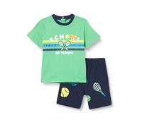 Chicco, Ensemble Bébé avec T-shirt et Short, avec Ouverture dans le Dos avec Boutons, avec Graphiques Modernes et à la Mode, en Coton, Lavable en Machine, 0-24 Mois, Conçu en Italie