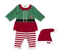 Chicco, Ensemble Bébé de Noël, en Chaud et Doux Velours, avec Ouverture Pratique à Boutons, Vêtements Bébé 0-24Mois, Idées de Cadeaux pour la Naissance, Designed in Italy