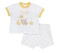 Chicco, Ensemble Bébé Fille avec T-shirt et Short, avec Ouverture dans le Dos avec Boutons, avec Graphiques Modernes et à la Mode, en Coton, Lavable en Machine, 0-24 Mois, Conçu en Italie