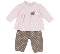 Chicco, Ensemble Bébé Fille avec Tshirt et Pantalon, en Tissu Doux, Vêtements Bébé Fille 0-24 Mois, Idées de Cadeaux pour la Naissance, Designed in Italy