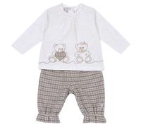Chicco, Ensemble Bébé Fille avec Tshirt et Pantalon, en Tissu Doux, Vêtements Bébé Fille 0-24 Mois, Idées de Cadeaux pour la Naissance, Designed in Italy