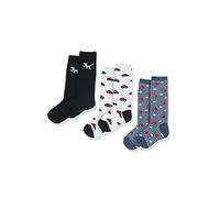 Chicco Ensemble de chaussettes sous le genou en coton, Chaussettes Mixte enfant, Gris, 3-4 ans (pack of 3)