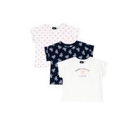 Chicco Ensemble de T-Shirts À Manches Courtes en Coton, Fille