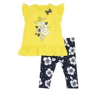Chicco, Ensemble Fille avec T-shirt et Leggings Capri avec Cordon de Serrage et Taille Élastique, à la Mode, Coupe Confortable, en Coton, Lavable en Machine, Vêtements Fille, Conçu en Italie