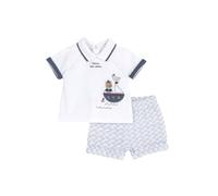 Chicco, Ensemble Fille et Garçon, avec T-Shirt et Short Élégant, pour Fêtes et Événements, Designed in Italy, Vêtements Enfants