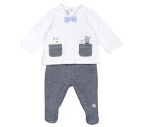 Chicco, Ensemble Nouveau Né, Set Cache-Cœur et Guêtres en Doux Velours, Vêtements Bébé -24 Mois, Designed in Italy