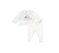 Chicco, Ensemble pour Bébé, Cache-Cœur et Pantalons à Pieds en Coton Doux, Idéal pour Printemps et Automne, Idées Cadeaux Naissance, Conçu en Italie, VêtementsBébé 0-24 Mois