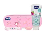 Chicco Ensemble Premiers Dents Hygiène Bucco-Dentaire Couleur Rose