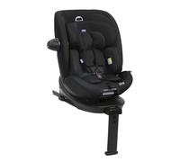 Chicco Seggiolino Auto isofix EverOne i-Size Ruotabile 360 (40-150 cm) Grey Black con Dispositivo Anti Abbandono Easy Tech incluso