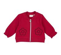 Chicco, Felpa con zip, Bébé fille, Rosso, 9M, Conçu en Italie