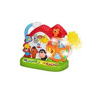 Chicco Ferme parlante bilingue français/anglais, ferme pour enfants avec animaux avec sons et lumières, 3 modes de jeu, jeu éducatif électronique - Jeux pour enfants 1-4 ans