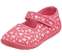Chicco Fille Chaussons École À Scratch Pantoufles pour la Maison et la Maternelle, Fuchsia (4), 24 EU