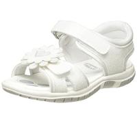 Chicco Fille Sandale à Double Bride (2) réglables Velcro, Blanc (3), 31 EU