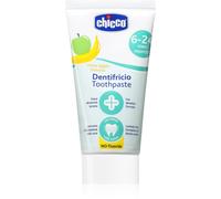 Chicco Fluoride-Free Toothpaste 6-24m Dentifrice sans fluor pour enfant Apple-Banana 50 ml