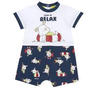 Chicco, Grenouillère Bébé à Manches Courtes, Barboteuse Bébé avec Ouverture Pratique à Boutons, en Doux Coton, Lavable en Machine, Vêtement Bébé 0-24 Mois, Conçu en Italie
