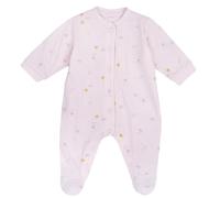 Chicco, Grenouillère pour Bébé en Coton Doux et Léger, avec Ouverture Frontale et EntreJambes Pratique, Idéale pour Printemps et Automne, Conçu en Italie, Vêtements Bébé, Rose imprimé, 3 mois