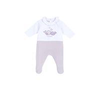 Chicco, Grenouillère Bébé Fille, en Tissu Doux et Léger, avec Ouverture Pratique au Dos et Entre Jambes, Idéale pour le Printemps et l'Automne, Designed in Italy, Vêtements Bébé 0-24 Mois