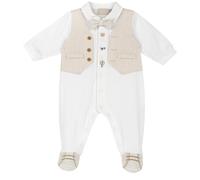 Chicco, Grenouillère Bébé Fille et Garçon en Coton Doux, avec Ouverture Frontale Pratique, Idéale pour le Printemps et l'Été, Vêtements Fille et Garçon, Designed in Italy