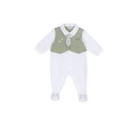 Chicco, Grenouillère Bébé Garçon, en Coton Doux et Léger, avec Ouverture Frontale et Entrejambe Confortable, Idéale pour le Printemps et l'Automne, Designed in Italy, Vêtements Bébé 0-24 Mois