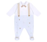 Chicco, Grenouillère Nouveau-née, Body Nouveau-née avec Ouverture Pratique à Boutons, en Coton Doux, Lavable en Machine, Vêtements Nouveau-née 0-24 Mois, Conçu en Italie