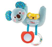 Chicco, Hochet Chicco Koala, avec anneau universel pour poussettes et landaus, activités manuelles en plastique, bandes velcro, jeu sensoriel, jouets pour bébés 6-36 mois