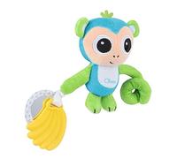 Chicco Hochet Singe, avec Anneau de Dentition Doux, Miroir pour Jeux de lumière, Peut être attaché à la Poussette, Lavable en Machine, pour Enfants 3-24 Mois.