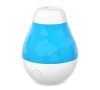 Chicco Humi Ambient, humidificateur d'ambiance, à vapeur, technologie combinée chaud/froid, bouton tactile pour le réglage de la vapeur, avec récipient pour essences, autonomie 7 heures