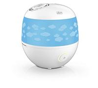 Chicco Humi Hot Advance Humidificateur d'air pour enfants, Humidificateur à Chaud, vapeur chaude contre les maux saisonniers, avec récipient pour essences, arrêt automatique, autonomie de 7 heures