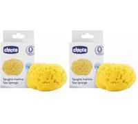 Chicco Hygiène et soins Eponge De Mer 100% Naturelle 0 M+ (Lot de 2)