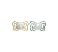 Chicco Physio Light Physio Forma Night tétine 2-6 m Gold/Green 2 pcs