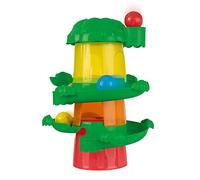 Chicco L'Arbre à Balle 2-en-1, Jouet Educatif Développement Coordination Oeil-Main, 3 Gobelets Empilables, 2 Toboggans, 3 Boules, Sans Peinture, Fabriqué en Italie, Jeux pour Enfants 6 mois à 3 ans