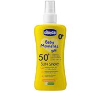 Chicco Latte Spray SPF 50 150 ml - Crème solaire pour bébé avec une excellente protection pour les peaux sensibles