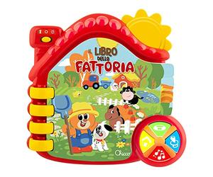 CHICCO Livre de ferme bilingue, multicolore, 10514 [édition espagnol-anglais]