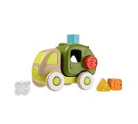 Chicco Lorry Le Camion de Recyclage, Camion 2en1 en Plastique et Bois recyclés, développe la Coordination motrice de l'enfant, 10-36 Mois, Multicolore, Taille Unique