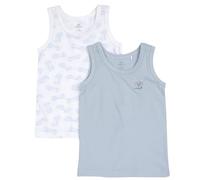 Chicco, Lot de 2 Débardeurs Bébé Garçon et Fille, Maillot de Corps en Coton Doux, Vêtements Enfants, Designed in Italy