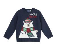 Chicco, Maglioni di Natale in tricot, Mixte enfant, bleu, 6A, Conçu en Italie