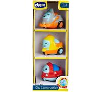 CHICCO Mini autíčka City Construction 3ks, 12m+