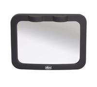 Chicco Miroir Auto Nouveau-né avec Lumière LED pour Sièges Arrière | Rétroviseur avec Éclairage Doux Nocturne et Sangles Réglables | Sécurité et Contrôle Bébé en Voyage en Voiture