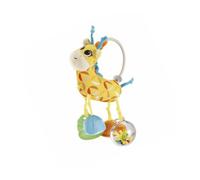 Chicco Hochet d'activités Girafe – plusieurs textures douces, facile à saisir – 3-24 mois