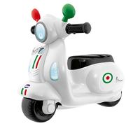 Chicco Moto Porteur pour Enfants, Trotteur Vespa Primavera Italie, Jouet avec Panneau Electronique, Lumières et Sons, Stabilisateurs avec Roues Amovibles, Max 25 kg - Jouet Enfant de 1 à 3 Ans